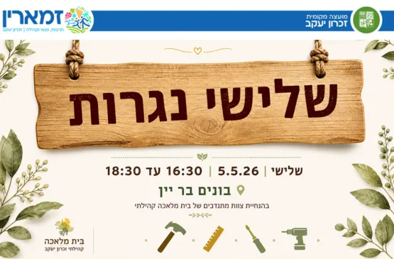 שלישי נגרות- בניית בר יין מעץ