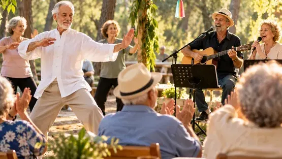 סוכות בקהילה - פעילות לאזרחים וותיקים בפארק אופקים