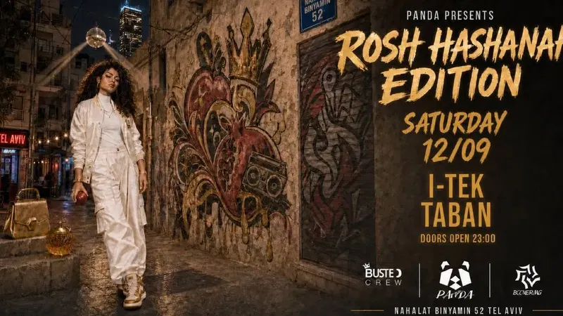 ROSH HASHANAH EDITION | SATURDAY 12/09 | I-TEK / TABAN | PANDA TLV