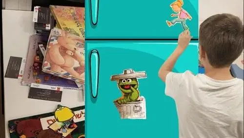 סדנת יצירה מגנטים מספרים עם גלי פטילון