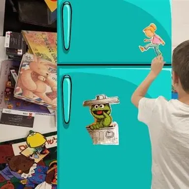 סדנת יצירה מגנטים מספרים עם גלי פטילון