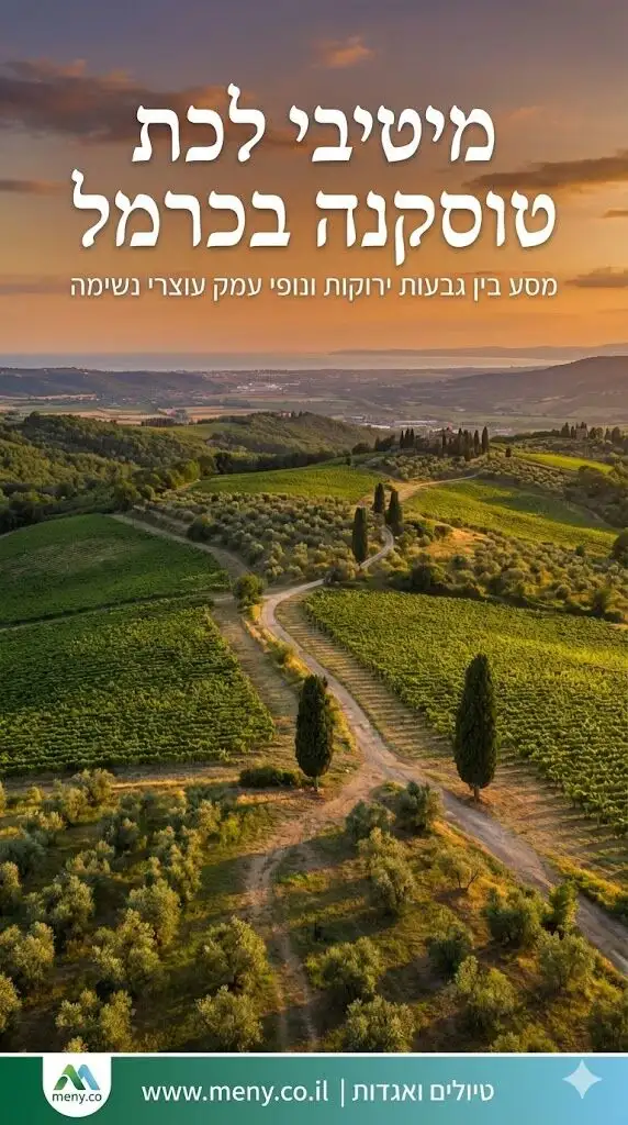 שבת 19/2 מיטיבי לכת טוסקנה בכרמל: הר חורשן, כרם מהר"ל, בת שלמה