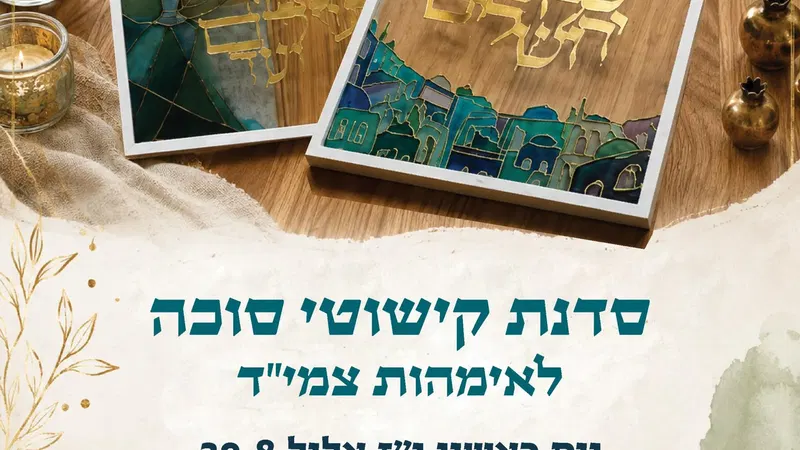 סדנת קישוטי סוכה אימהות צמיד גבעת מרדכי