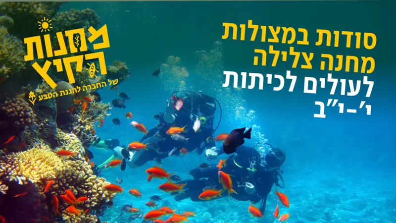 מחנה קיץ: סודות במצולות – מחנה צלילה