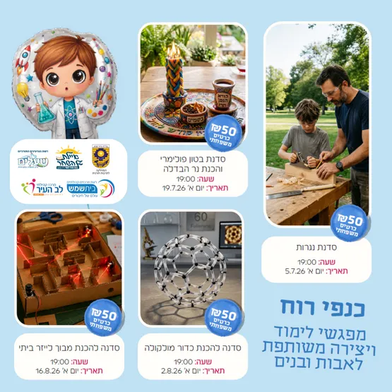 2.8.26 | סדנה להכנת כדור מולקולה