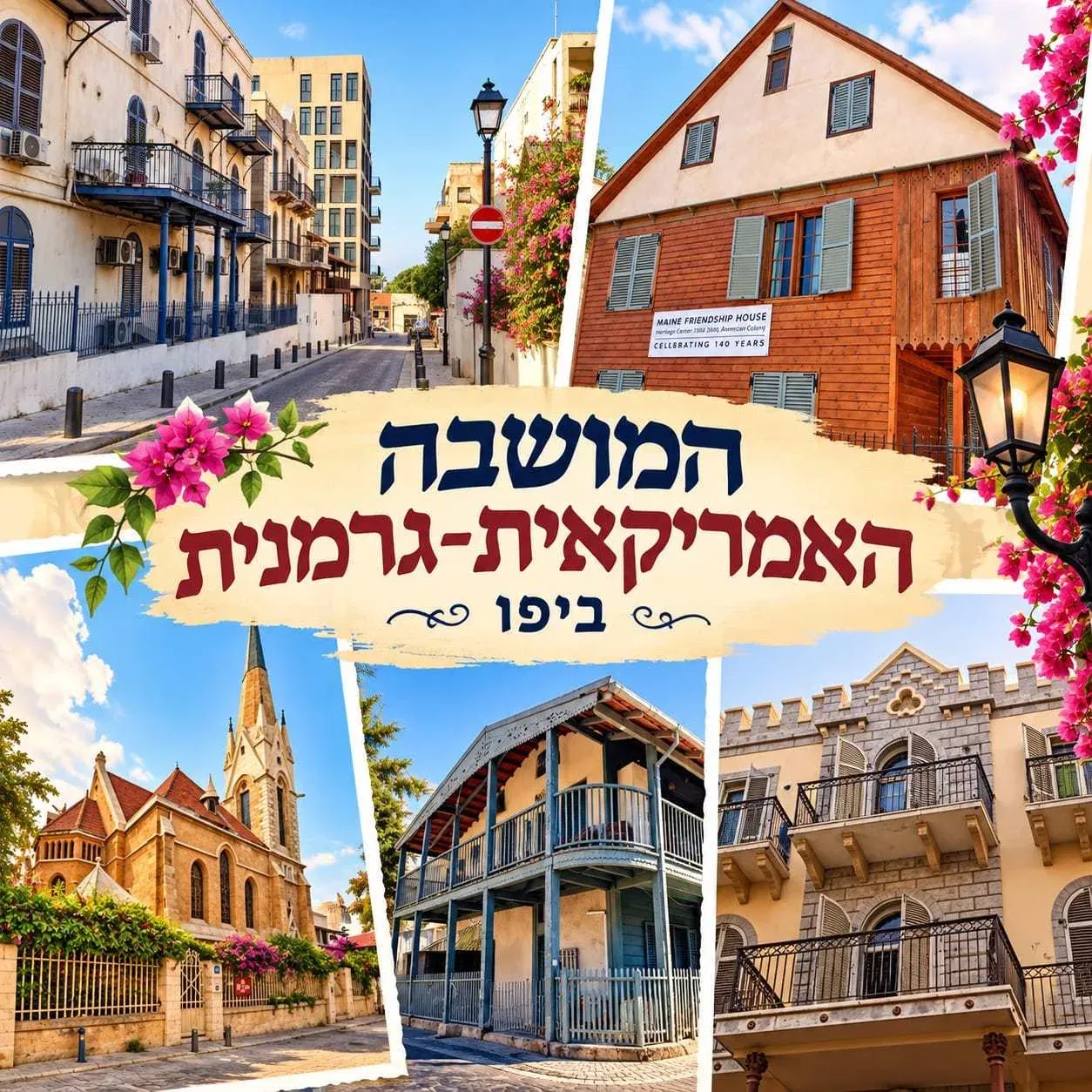 חינם ! שישי 20/11: טיול אל המושבה הגרמנית אמריקאית ביפו