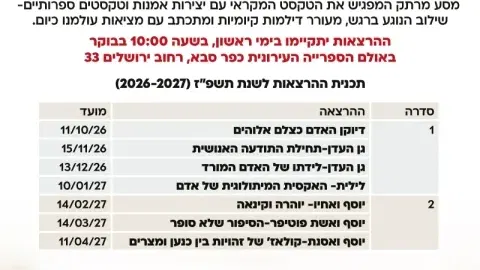 התנ"ך וארון הספרים היהודי כחוויה רב תרבותית - עונה תשפ"ז