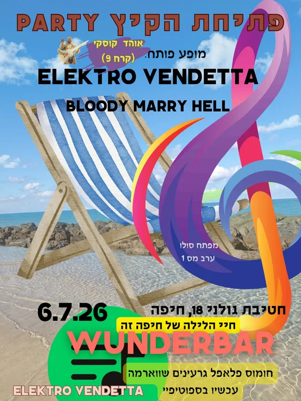 אלקטרו וונדטה הופעה חיה בוונדרבר