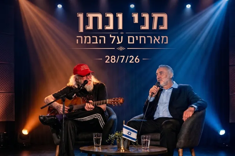 מני ונתן מארחים על הבמה - טיקצ'אק