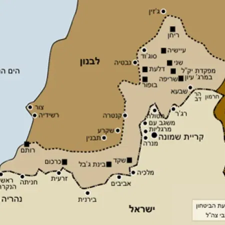 גבול לבנון ברכס רמים ומטולה