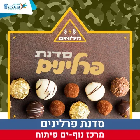 סדנת פרלינים לנשות המילואים