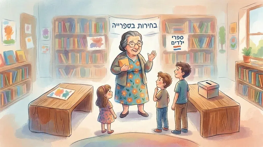 גולדה מאיר מגיעה לספריית כוכב הצפון!
