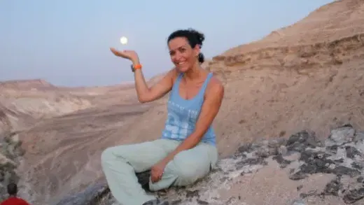 טיול סנפלינג ירח מלא בנחל חלמיש - עם ערוצים בטבע