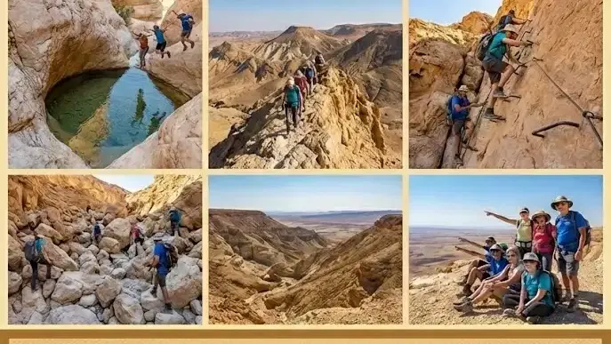 שבת 3/10: מיטיבי לכת נחל עקרבים, מעלה עלי והמכתש הקטן