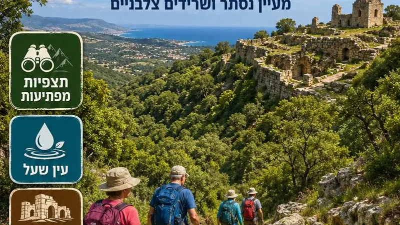 ראש השנה, ראשון 13/9: טיול חדש בגליל: נחל שעל וחורבת בילטון