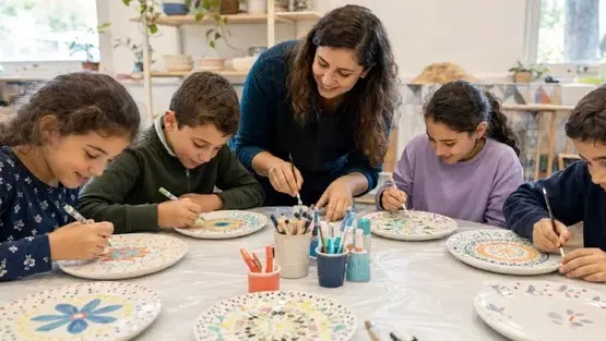 סדנת עיצוב צלחות עם עליזה דרעי