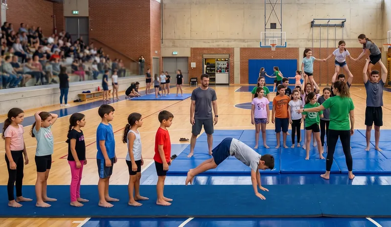 קהיללנד קריית נורדאו: סדנת אקרובטיקה