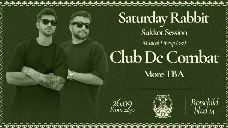 CLUB DE COMBAT SUKKOT // RABBIT 26.9