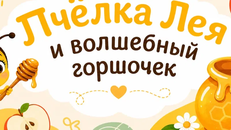 Интерактивная сказка для малышей Пчёлка Лея и волшебный горшочек
