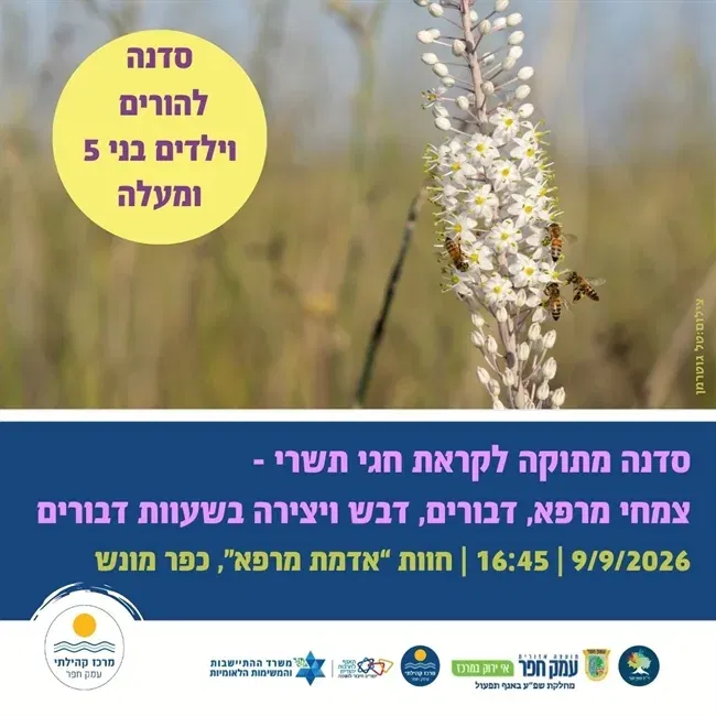 סדנה מתוקה לקראת חגי תשרי בכפר מונש