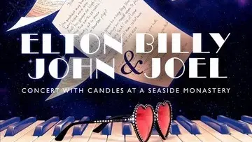 Elton John & Billy Joel — מופע מחווה לאור מאות נרות על גג מנזר עתיק