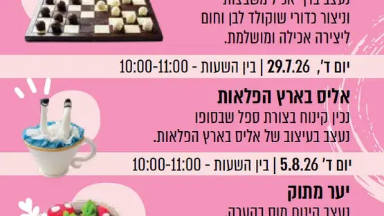 סדנה מתוקה- יער מתוק (כרמי גת)