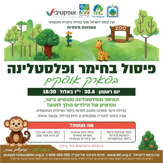 פיסול בחימר ופלסטלינה -קהילת קטנטנים – משפחות מיוחדות