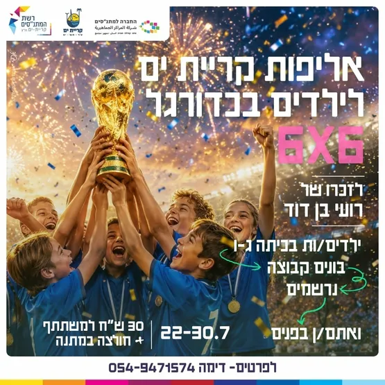 אליפות קריית ים לילדים בכדורגל