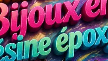 Atelier créatif : Bijoux en résine époxy
