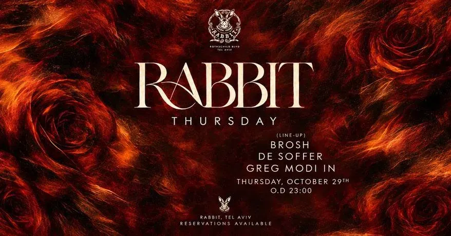 THURSDAY// Rabbit //29.10// //