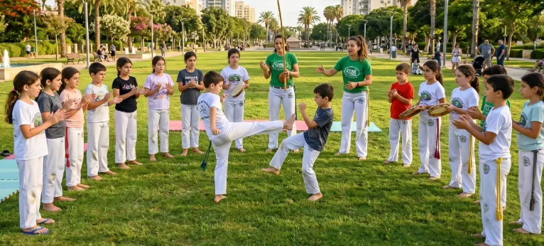 קהיללנד בגבעת האירוסים: מסיבת קפוארה