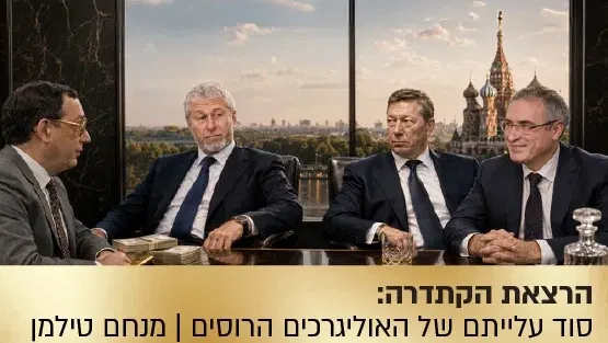 הרצאת הקתדרה: סוד עלייתם של האוליגרכים הרוסים