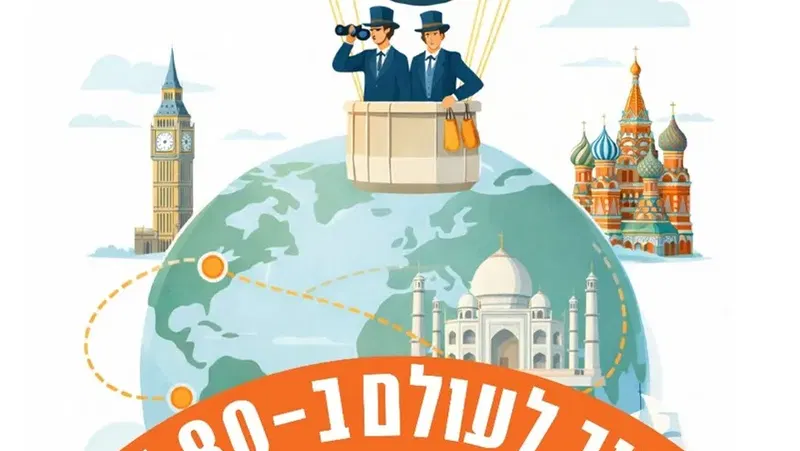 מסביב לעולם ב-80 יום -אורנה פורת | תיאטרוקידס