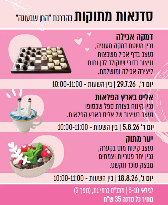 סדנה מתוקה- דמקה אכילה (כרמי גת)
