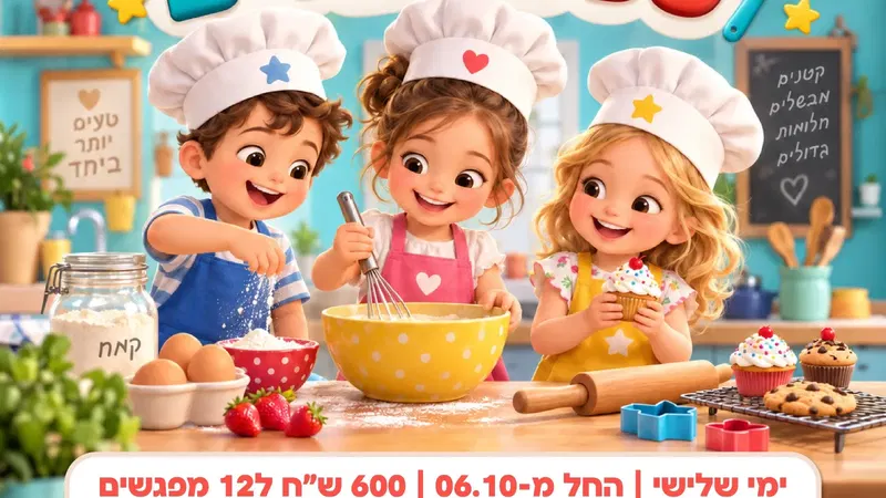 שפים צעירים | גילאי 4-6
