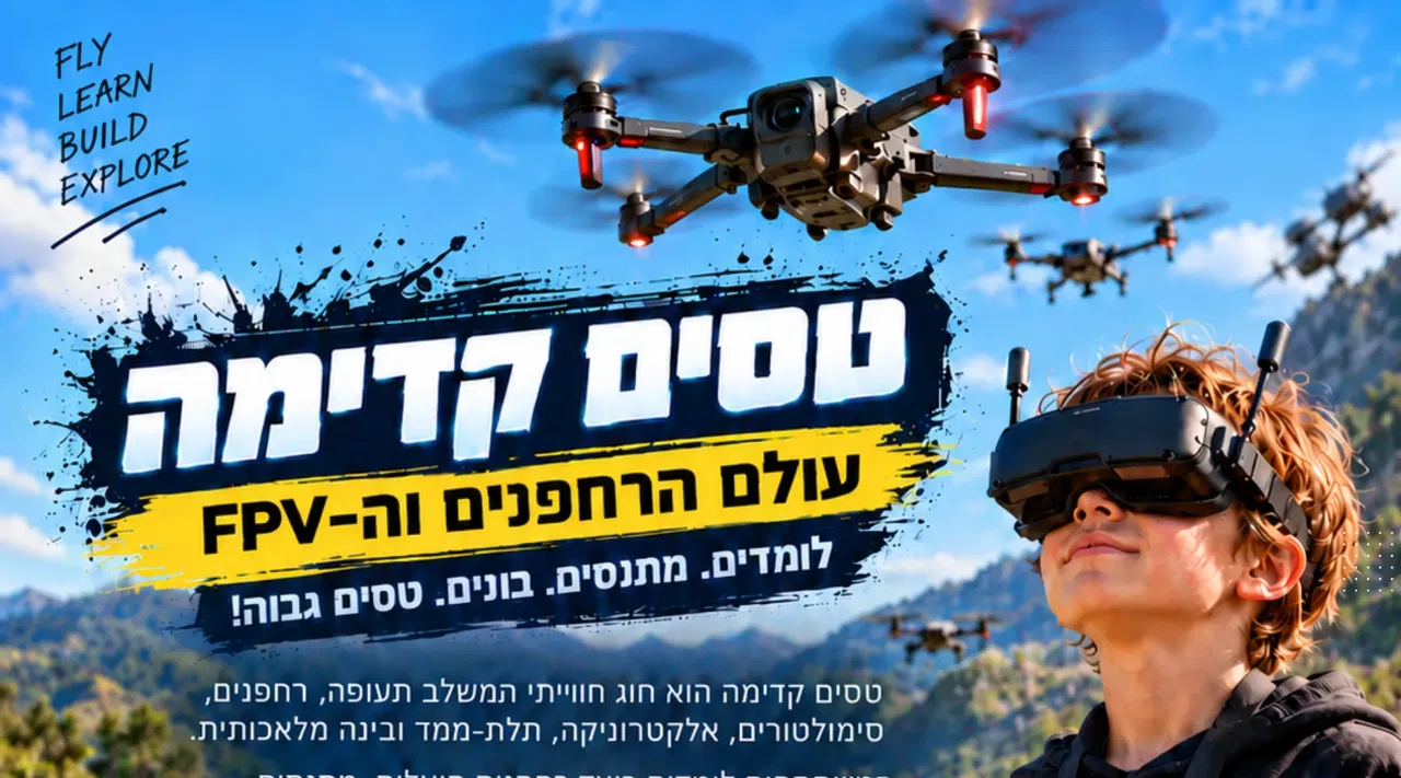 טסים קדימה כיתות ג-ד מרכז פנאי בית אליעזר