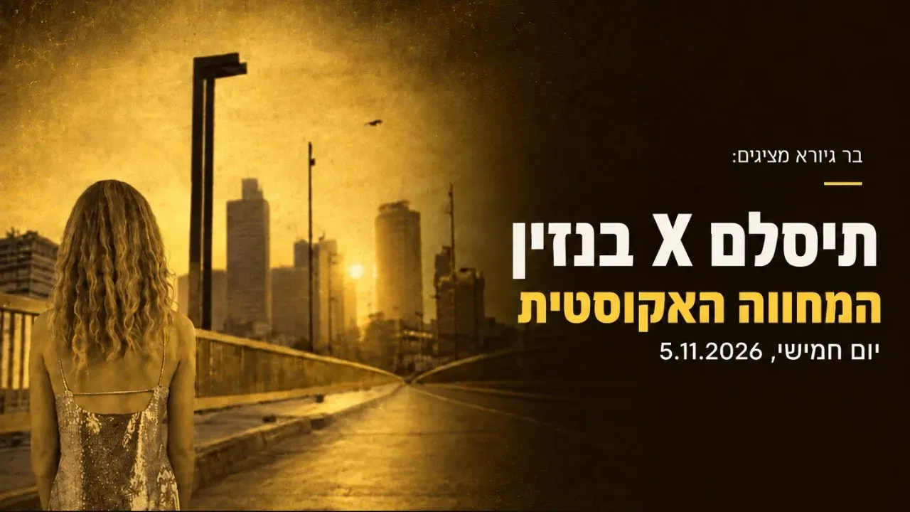 תיסלם X בנזין - המחווה האקוסטית