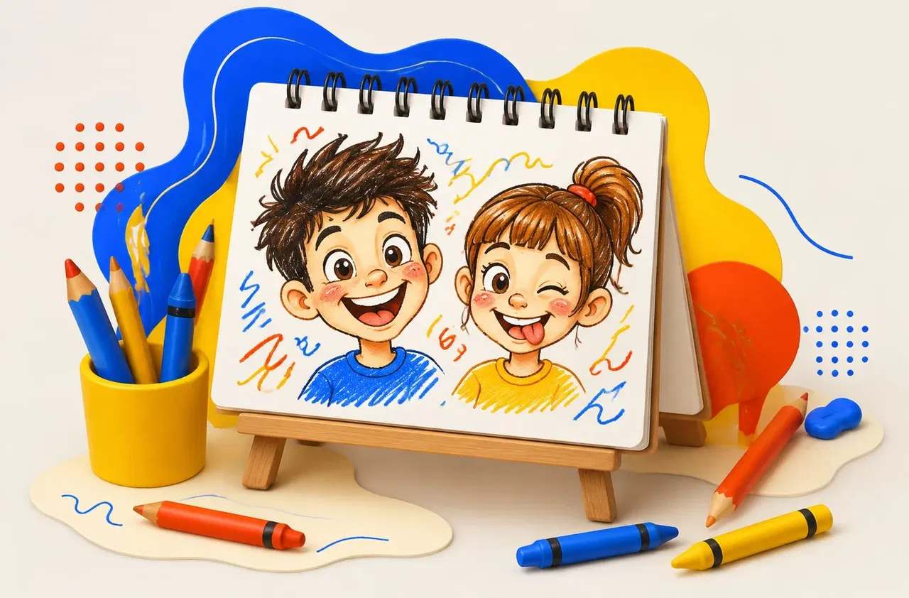 סדנת קריקטורה לילדים