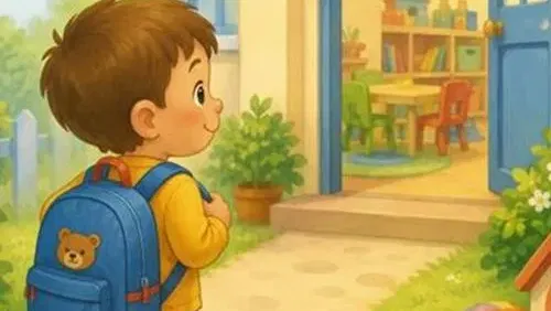 רביעי של סיפור - ילד קטן הלך לגן