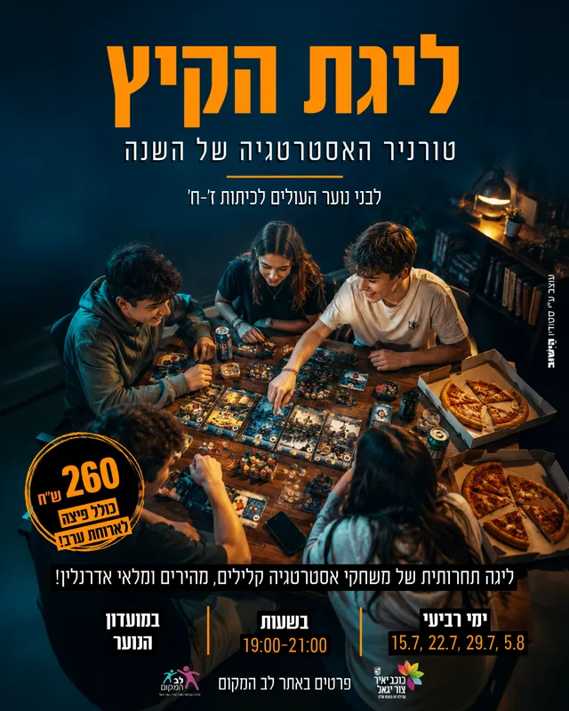 שם הופעה/אירועליגת הקיץ - טורניר האסטרטגיה של השנה לנוער