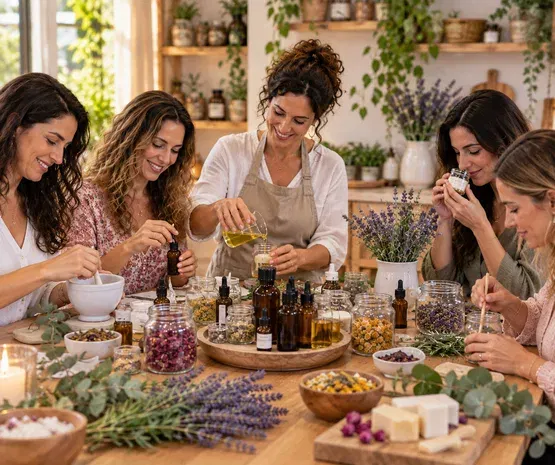 סוכות בקהילה - סדנת רוקחות - חורשת נוח