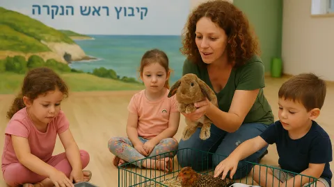 סדנת חיות לגיל הרך בראש הנקרה