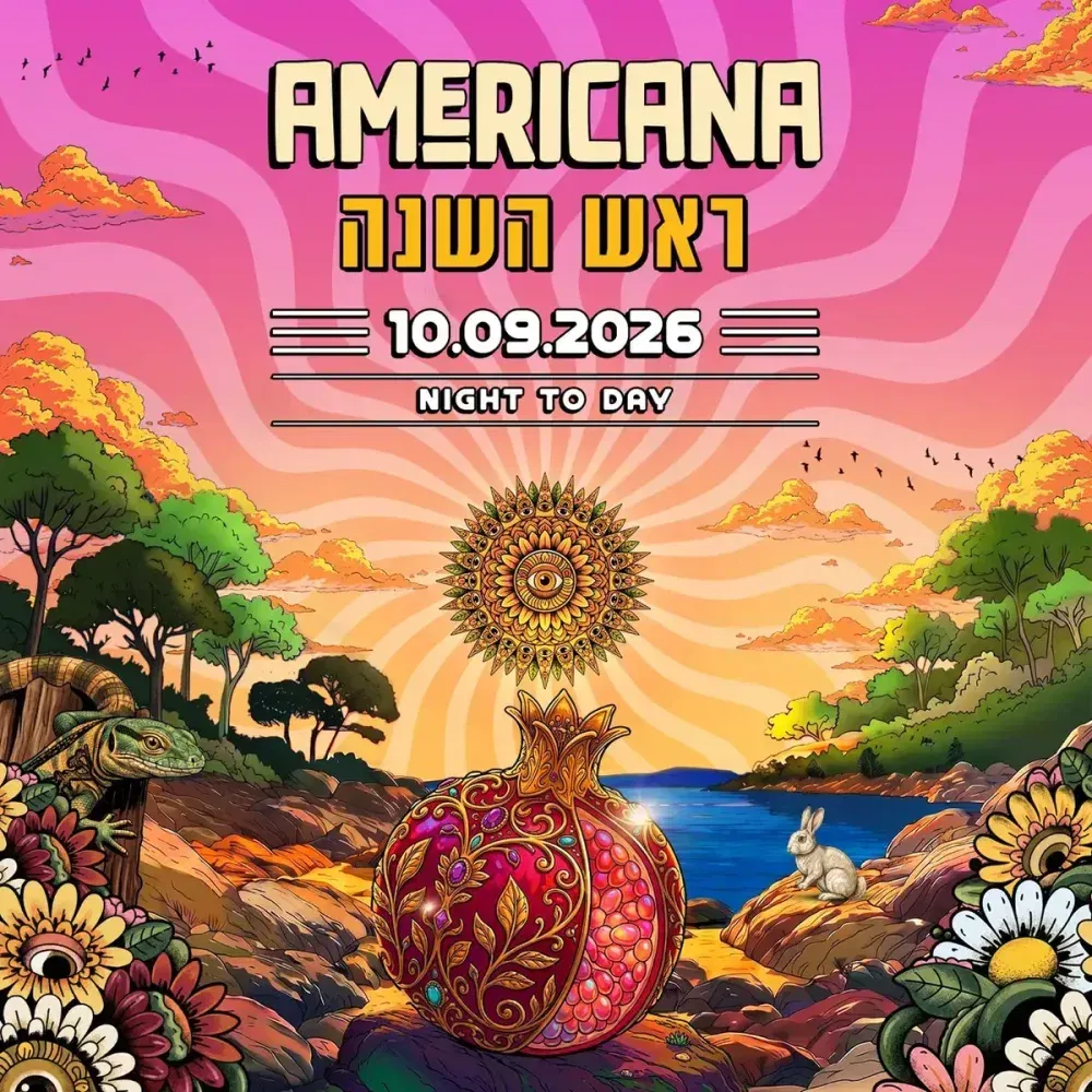 אמריקנה כנרת ראש השנה 2026 – פסטיבל טראנס על שפת הכנרת