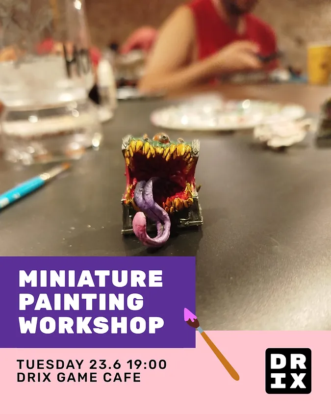 סדנת צביעת מיניאטורות | Miniature Painting Workshop