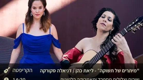 "מיתרים של תשוקה” – ליאת כהן ודניאלה סקורקה