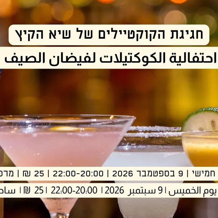 סדנת קוקטיילים קיצית לצעירים