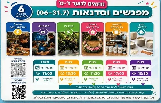 סדנאות קיץ לנוער (מעורב) לב העיר