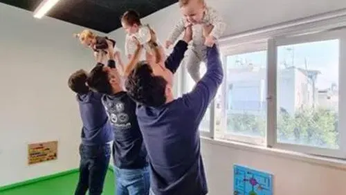 בוקר התפתחות עם אבא