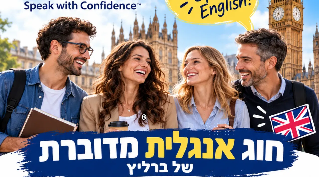 אנגלית מדוברת ברליץ למבוגרים