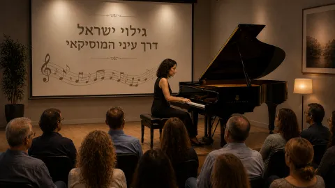 הרצאה מוסיקלית - גילוי ישראל דרך עיני המוסיקאי העולה